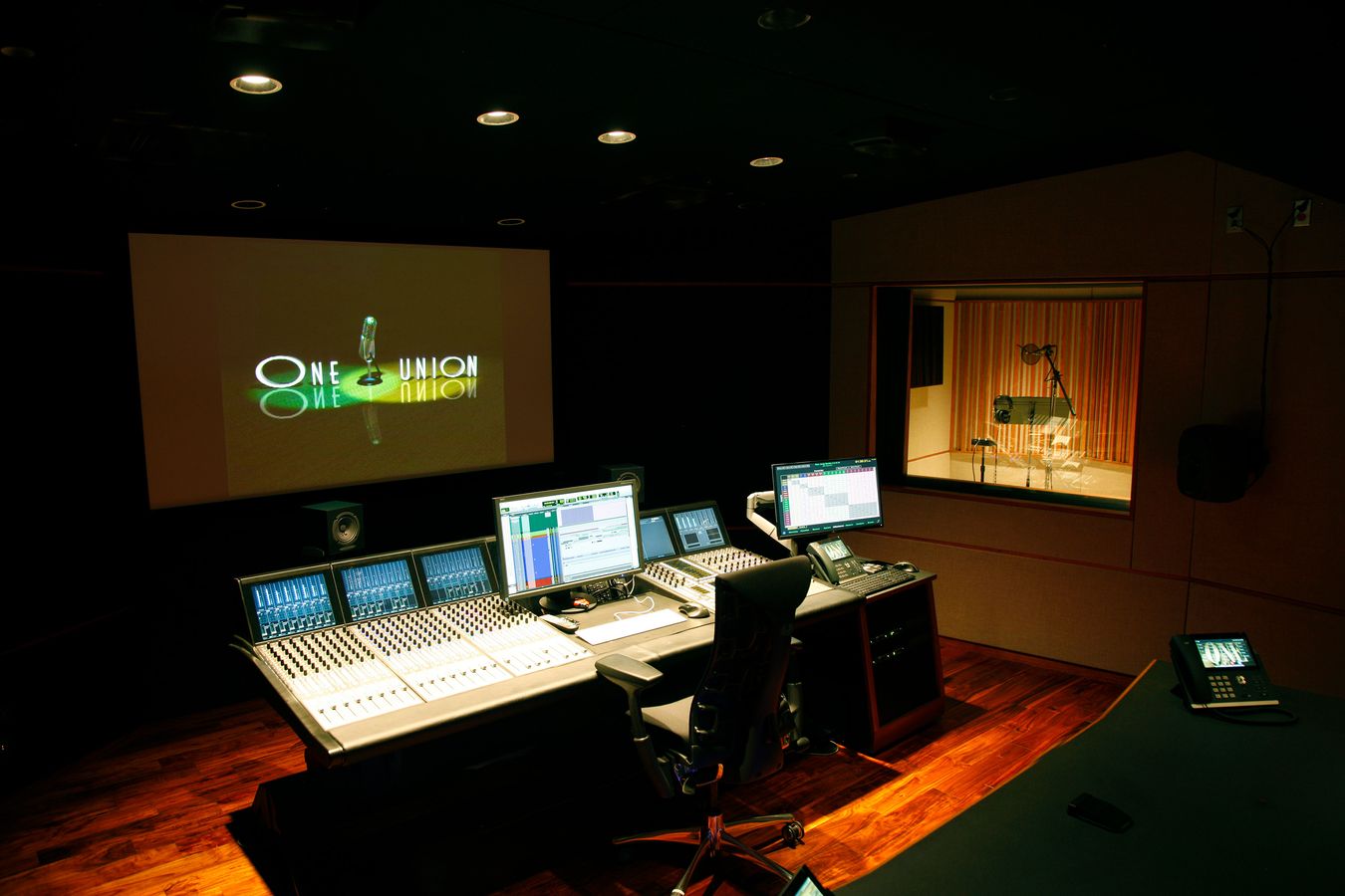 Studio 4 control room